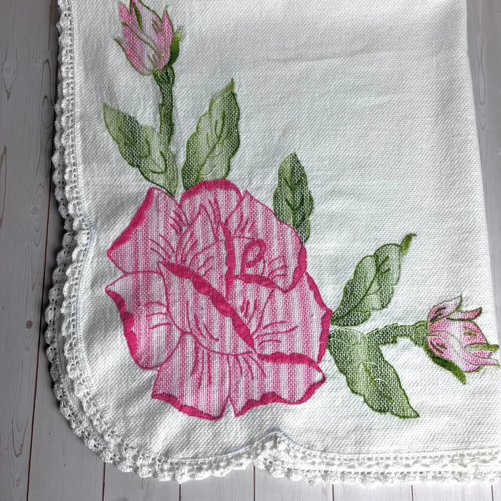 Handcrafted vintage embroidered